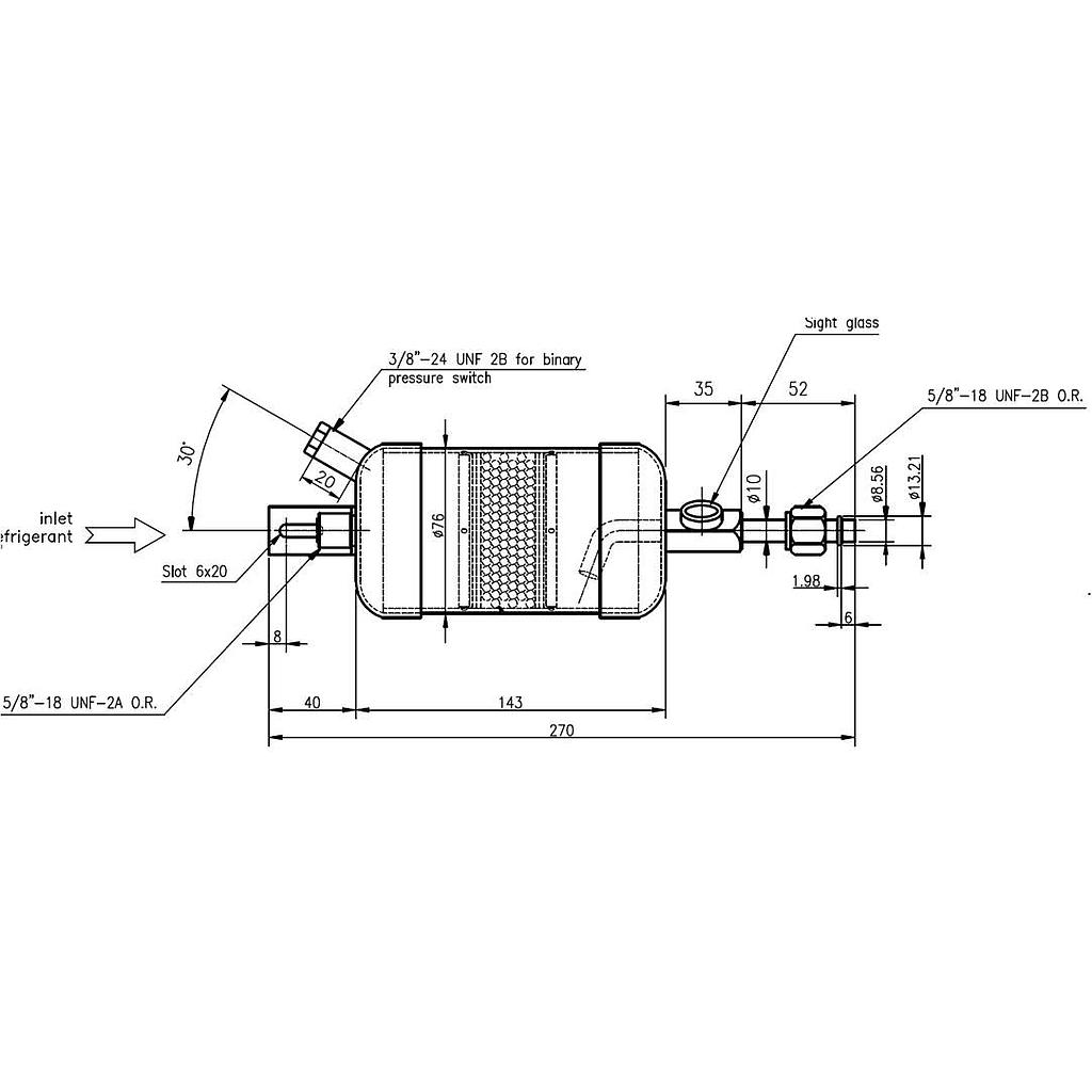 Filtre déshydrateur DELPHI DIAVIA