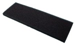 Tapis filtrant d'arrêt d'eau Noir 2000X1000X20 mm
