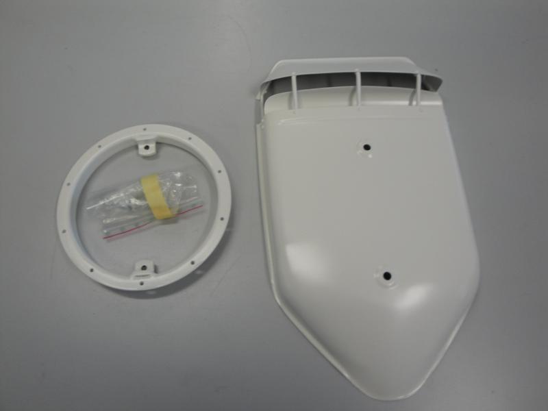 Kuckuckslüfter Flach Ral 9010 Für N4426