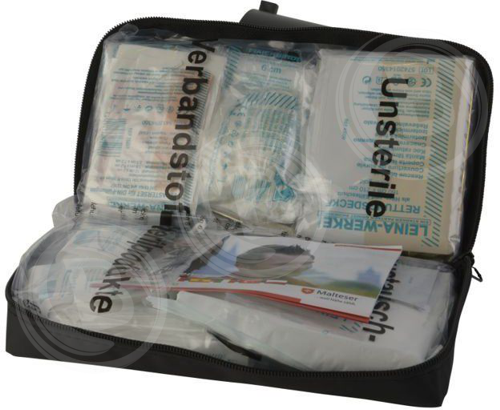 Trousse de premiers secours noire Co 6001