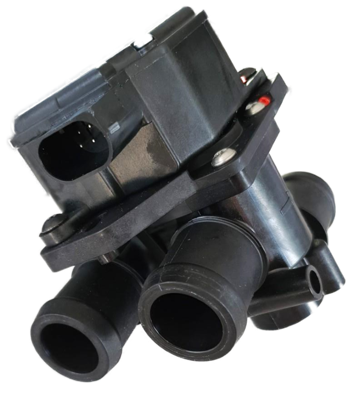 Valvola dell'acqua a 3 vie/28 mm/4 connessioni