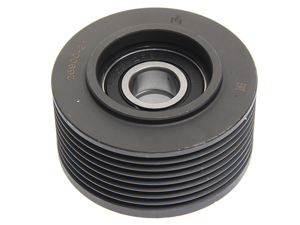 Rouleau de déviation à nervures multiples ø73mm 38mm SOLARIS